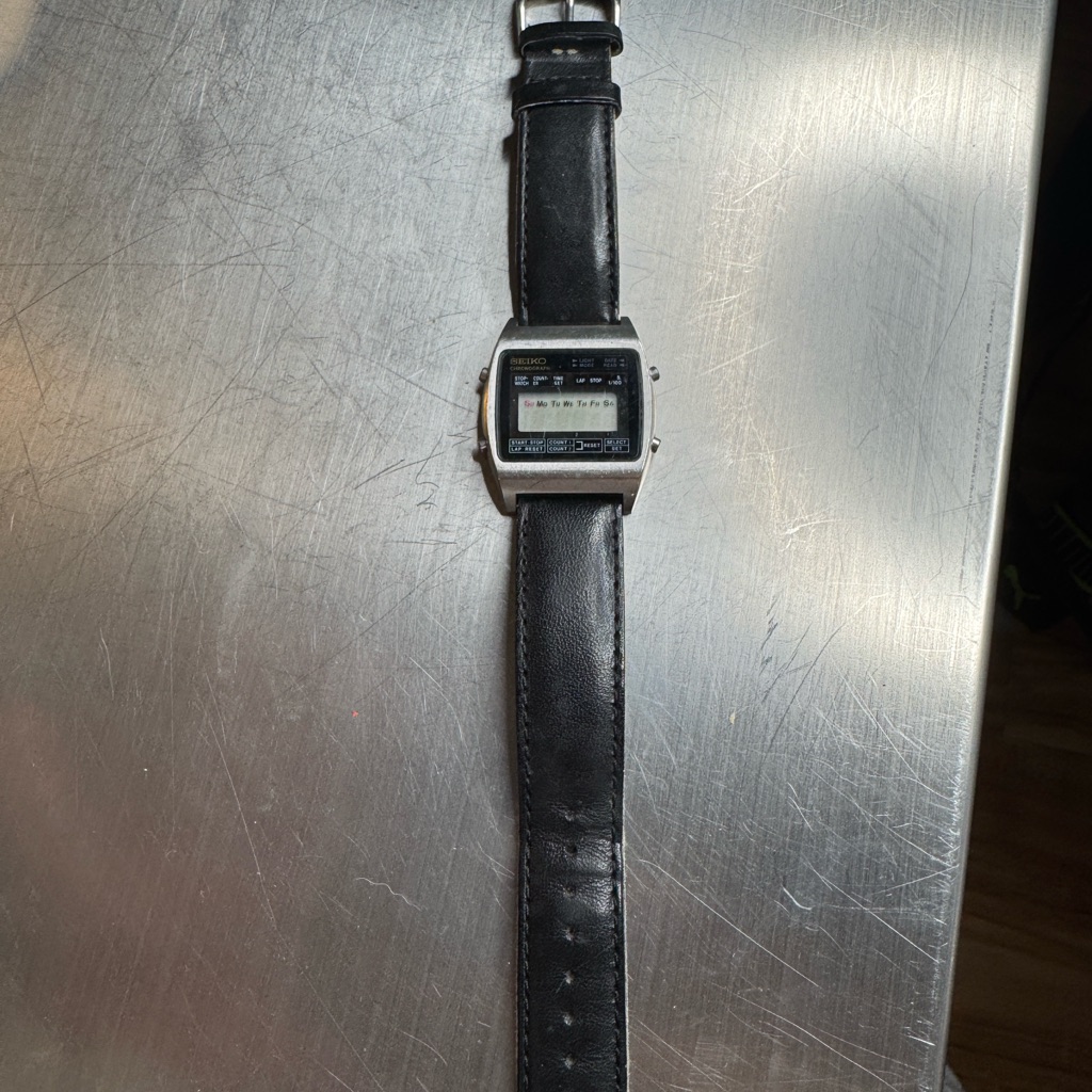 Casio Silver And Black Digital Watch Casio Silver And Black Digital Watch